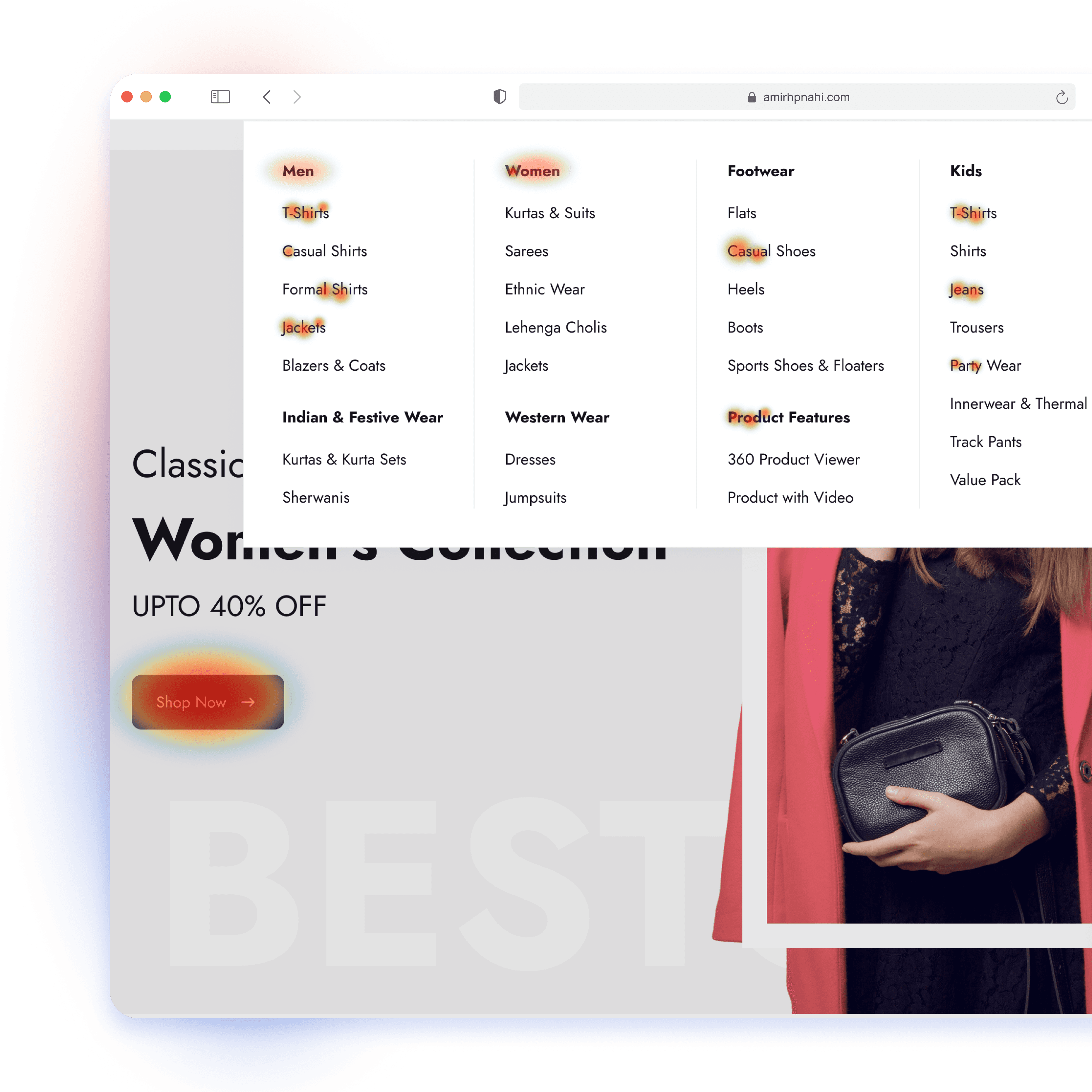 Lucky Orange Website Heatmap Tool