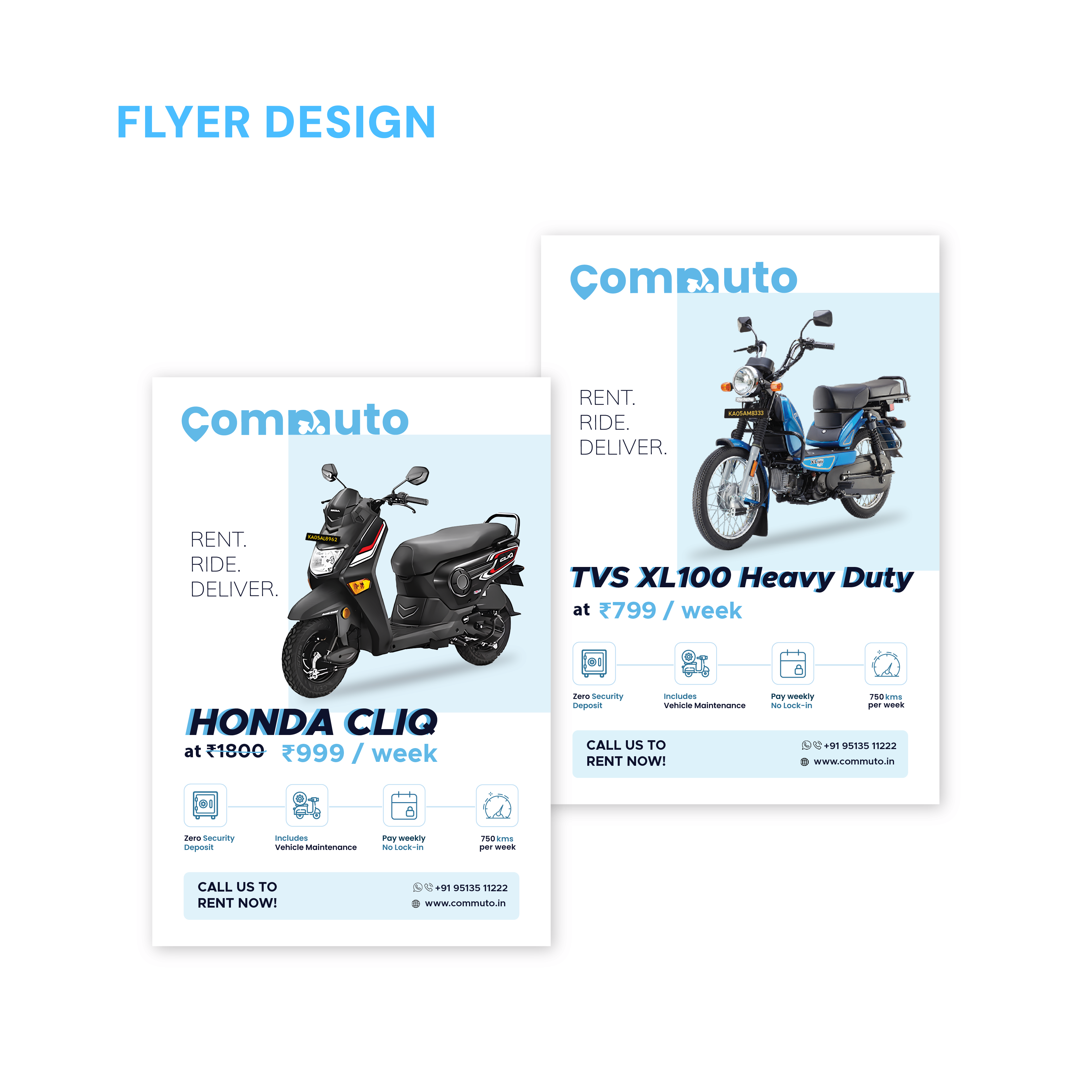 Flyer design for Commuto