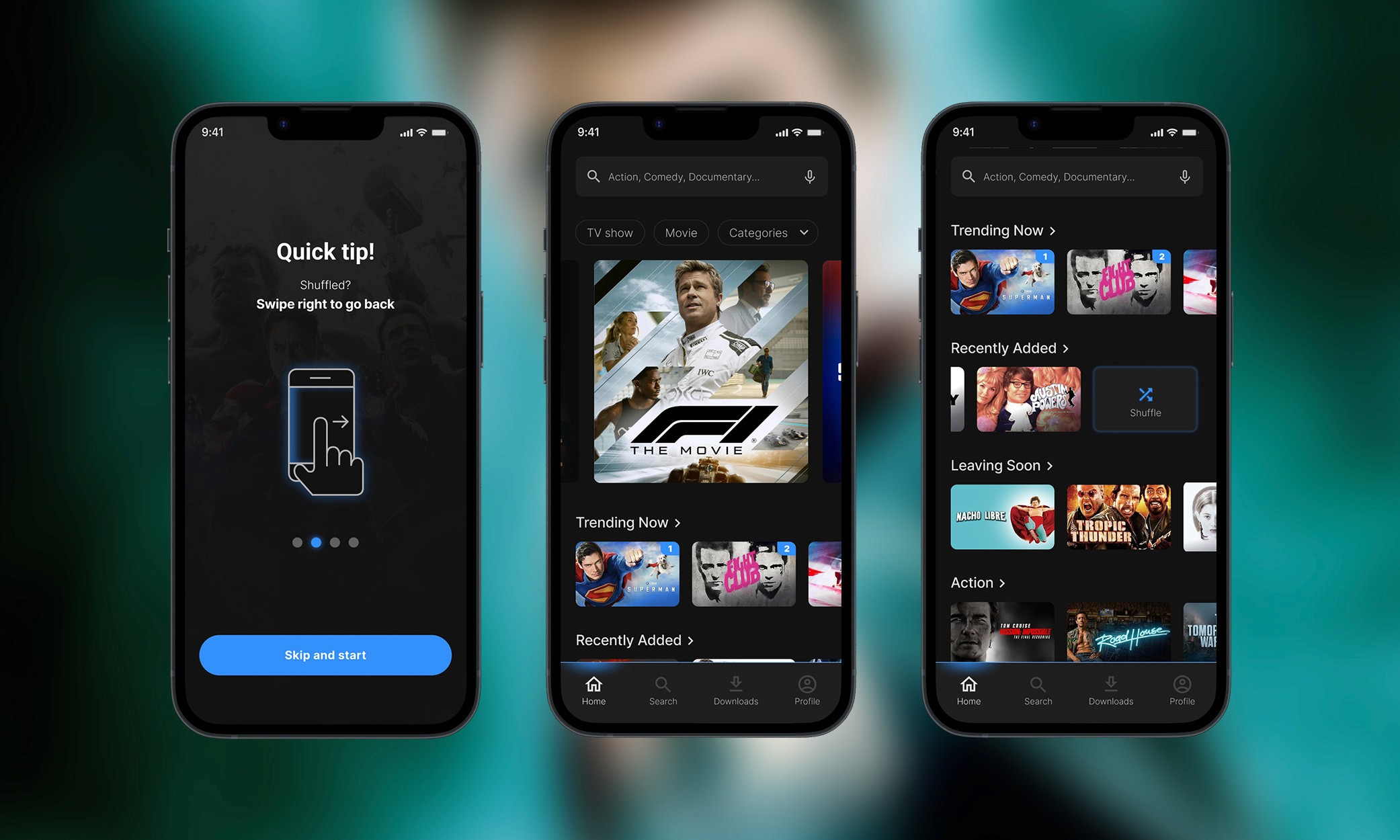 Mobile Streaming App