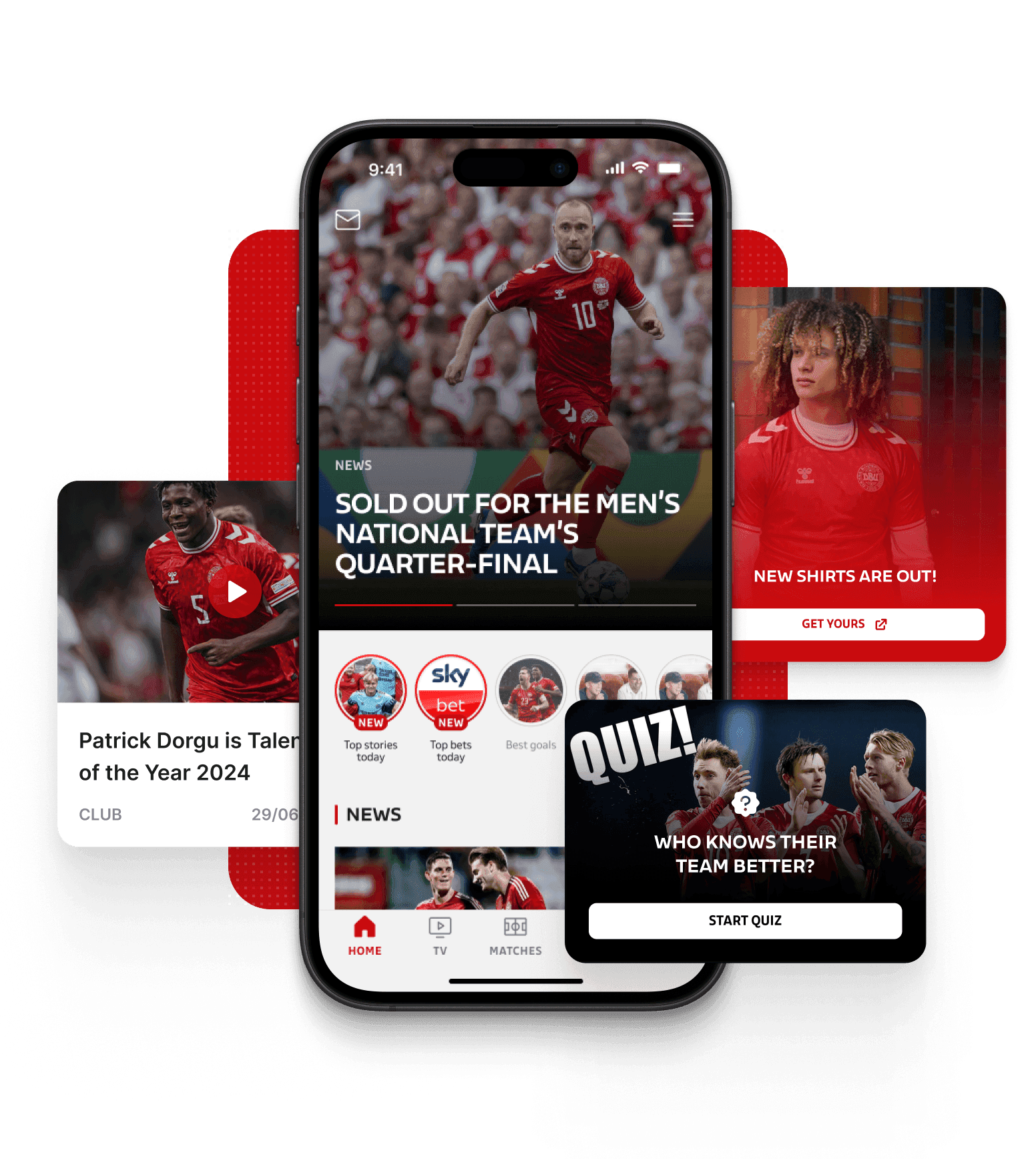 Mobile content for club fans