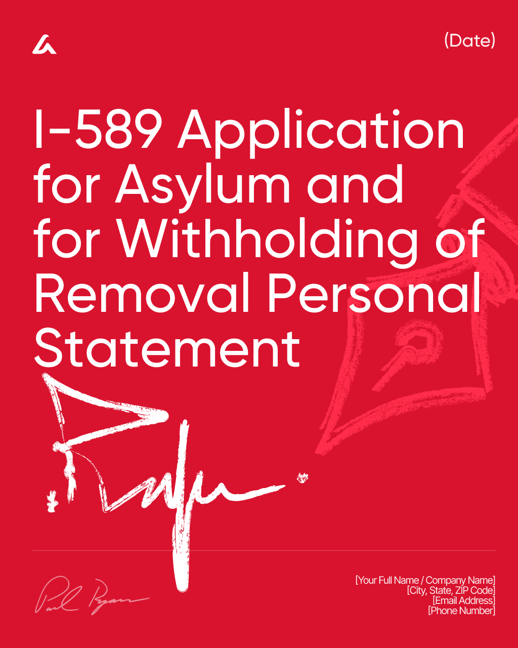 I-589 Application for Asylum and for Withholding of Removal Personal Statement