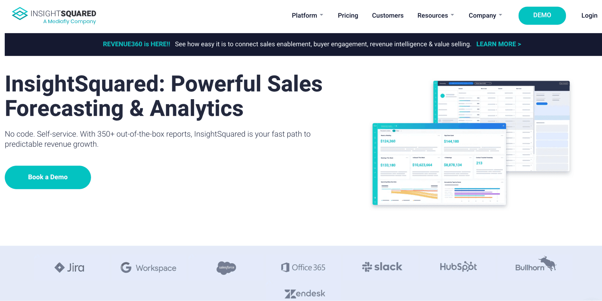 InsightSquared forecasting tool