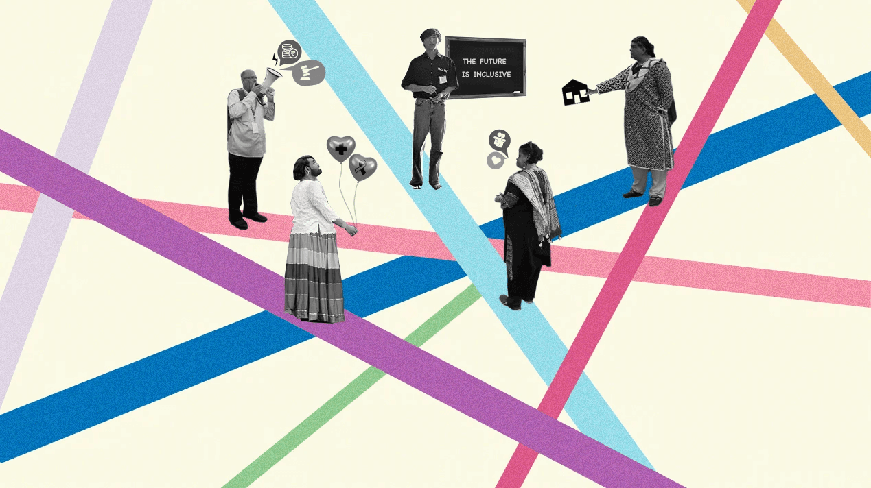 Young girl in motion