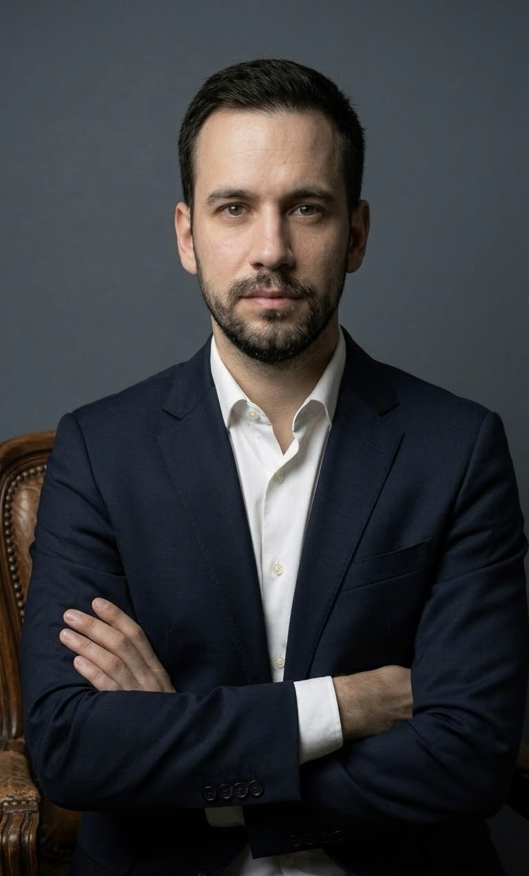 woman in black blazer standing