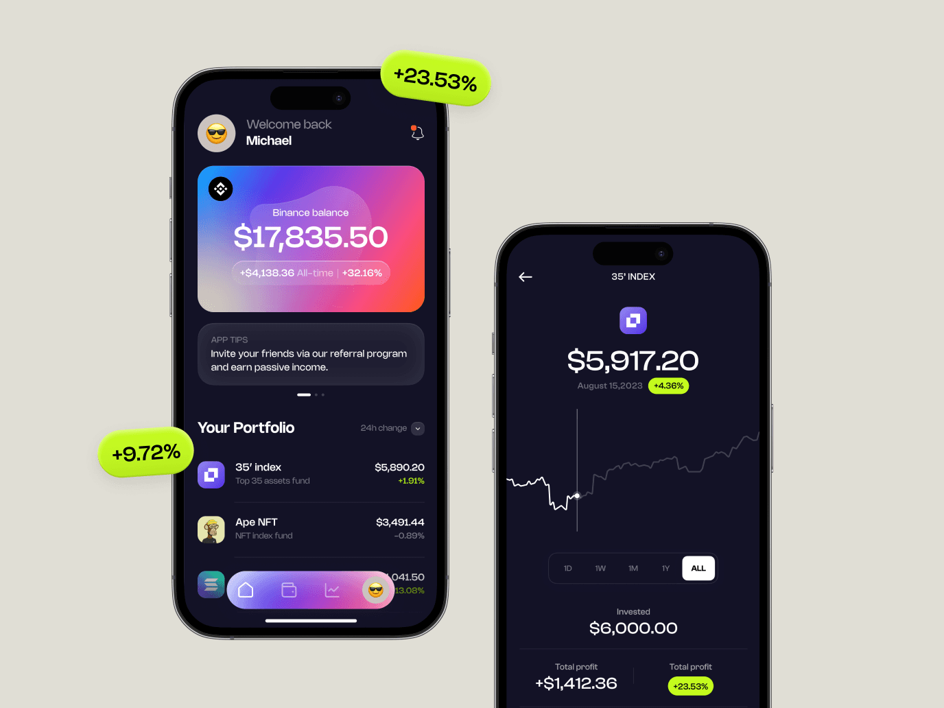 Crypto app – web3 DeFi consumer mobile application