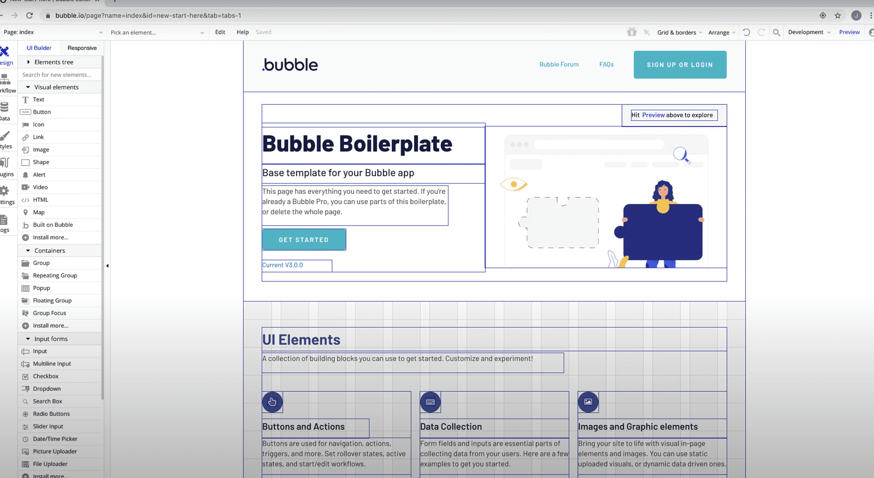 bubble interface