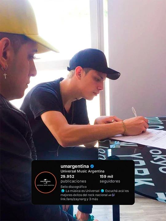 Ser Furor Firmando Contrato