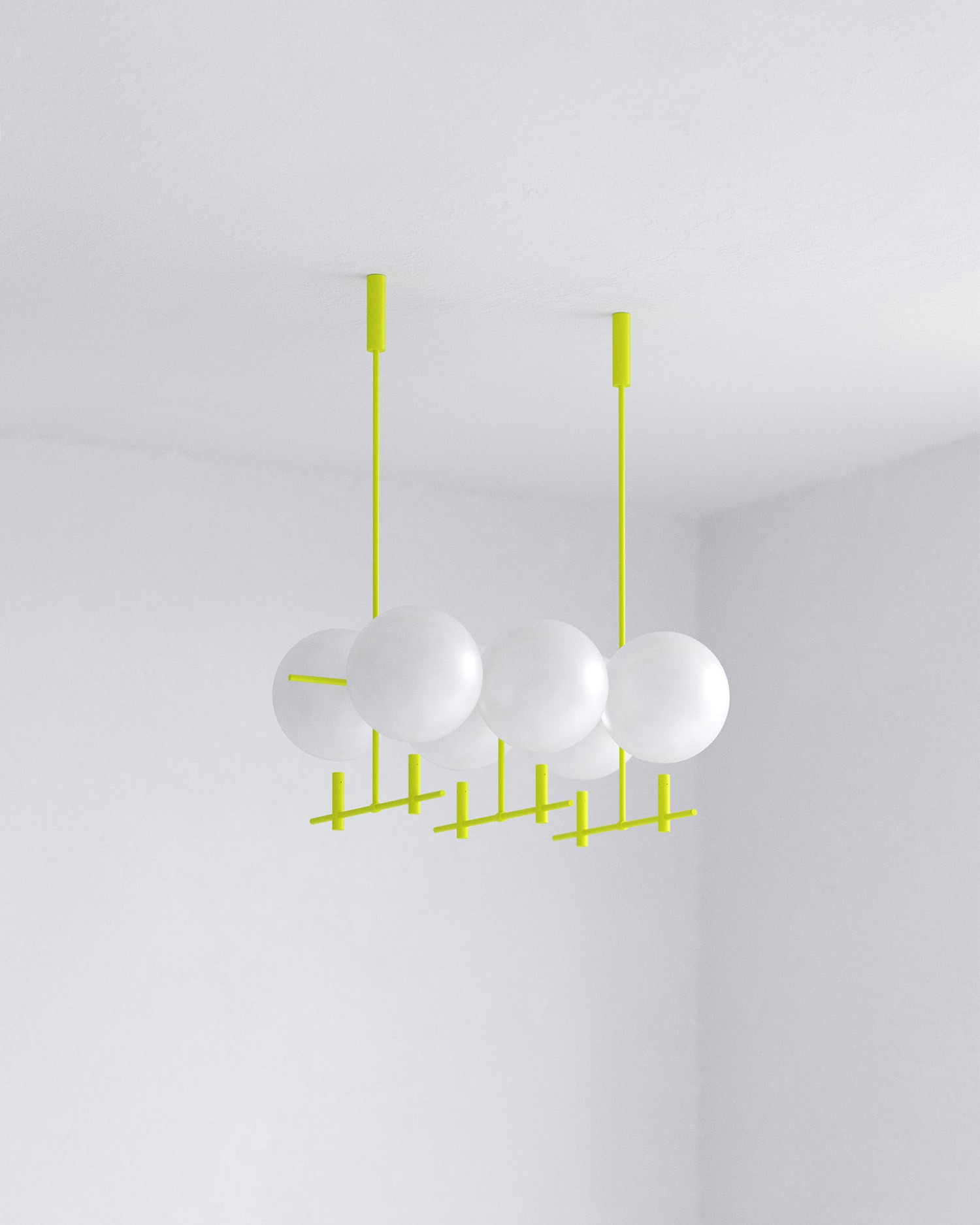 Luna II lighting system integrated into interior showing extended horizontal composition and soft light by Jiri Krejcirik