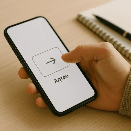 Kunde bestätigt Angebot per Smartphone – KI-gestützter Sales-Bot führt durch den Kaufprozess