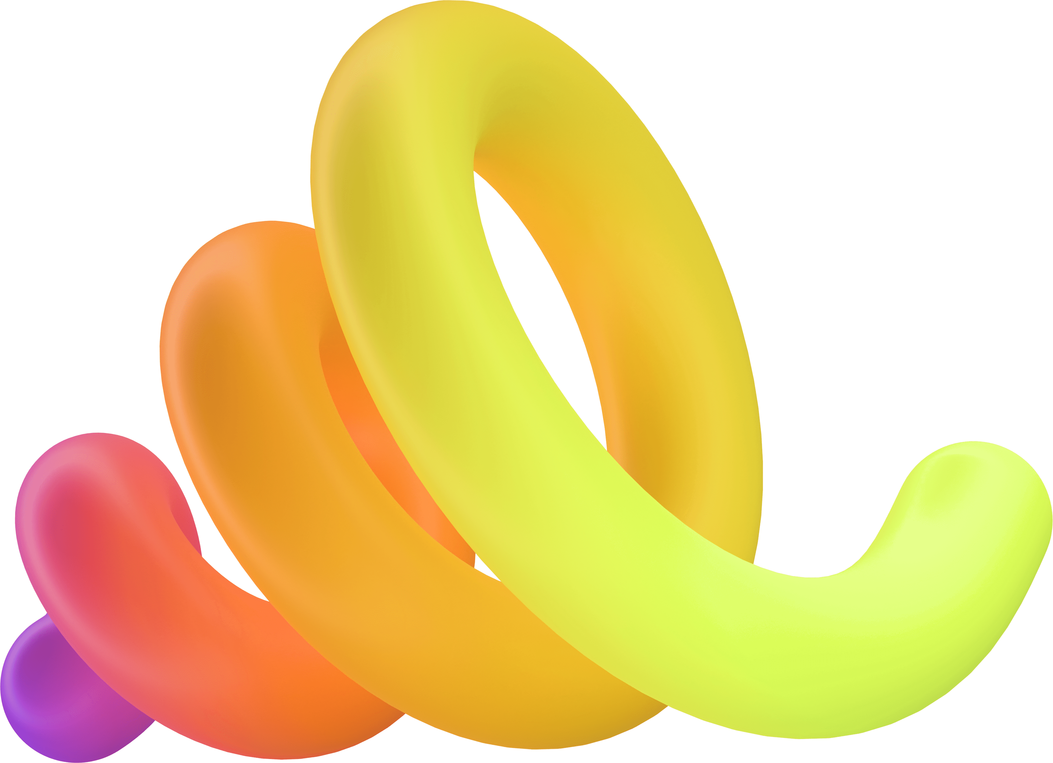 Shiny metallic rings intertwined on black background with smooth reflective surfaces and subtle gradient effects.