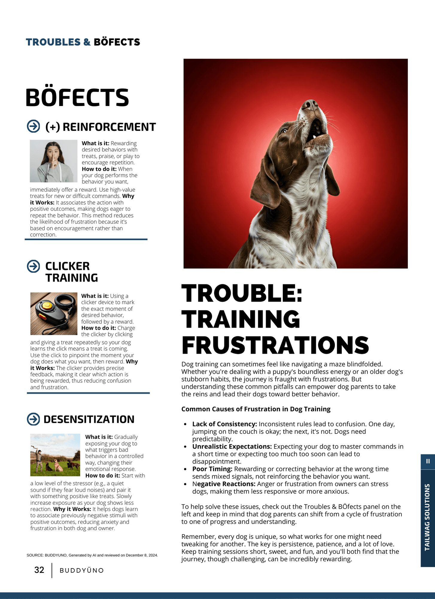 buddyuno, dog magazine, page 32