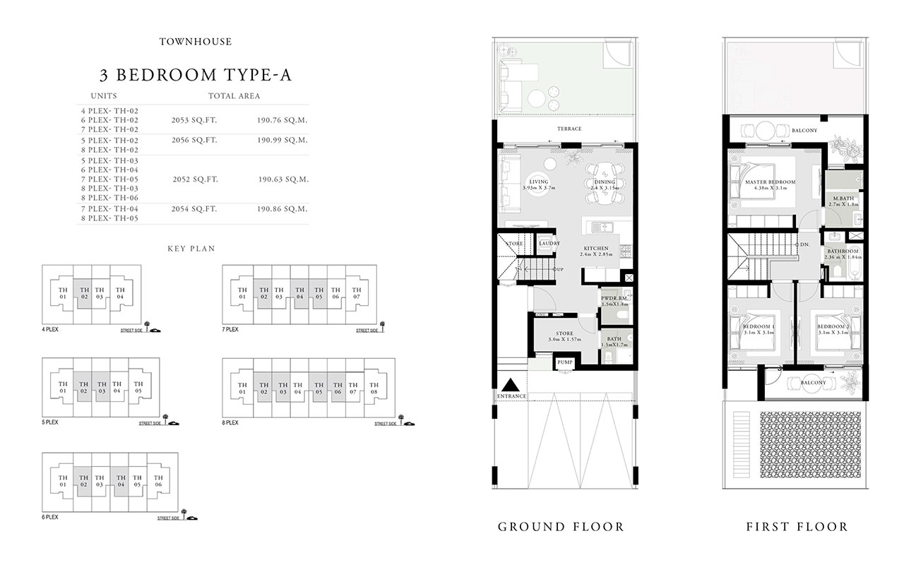 Expo Golf Villas 6 Floor Plan 3BR