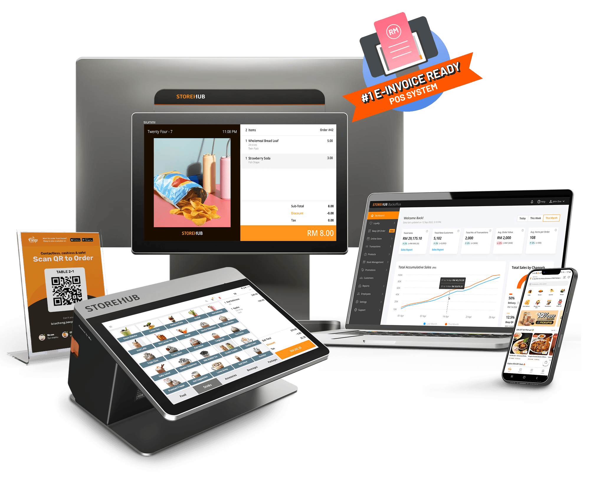 StoreHub's all-in-one POS