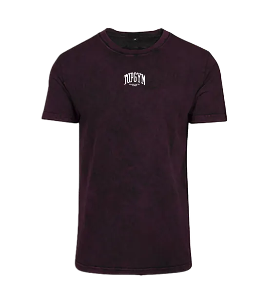 Do More Acid Washed Shirt, Beere, Vorderseite