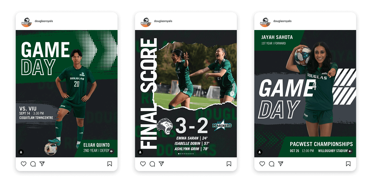 Douglas Royals Graphic design mockup