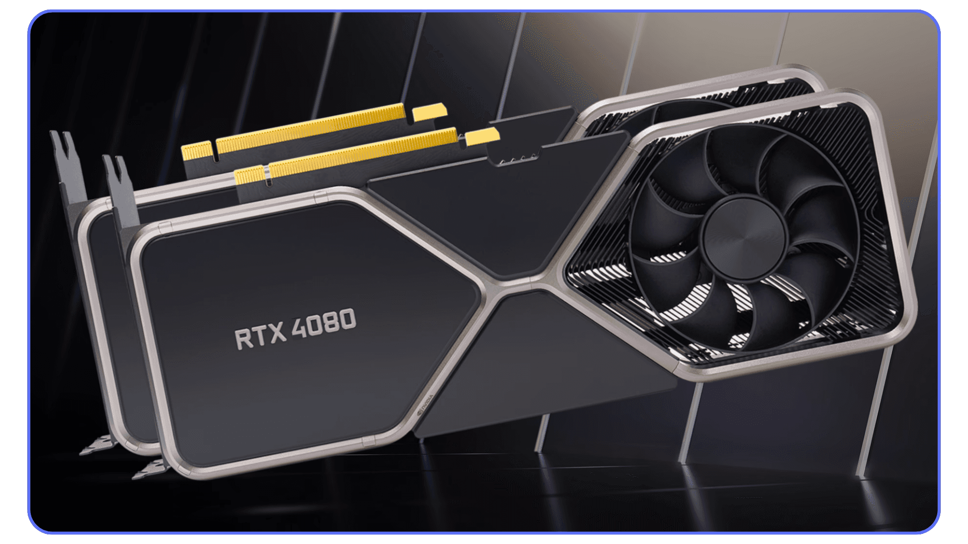 NVIDIA GeForce RTX 4080 graphics card for professional video editing and motion graphics
