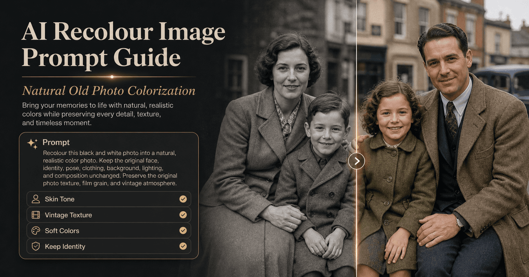 AI recolour image prompt guide