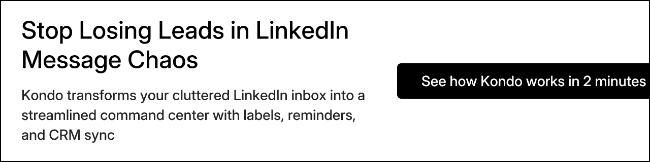 Stop Losing Leads in LinkedIn Message Chaos