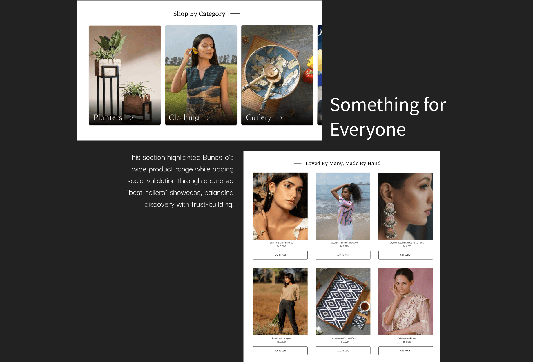 A screenshot from a website header