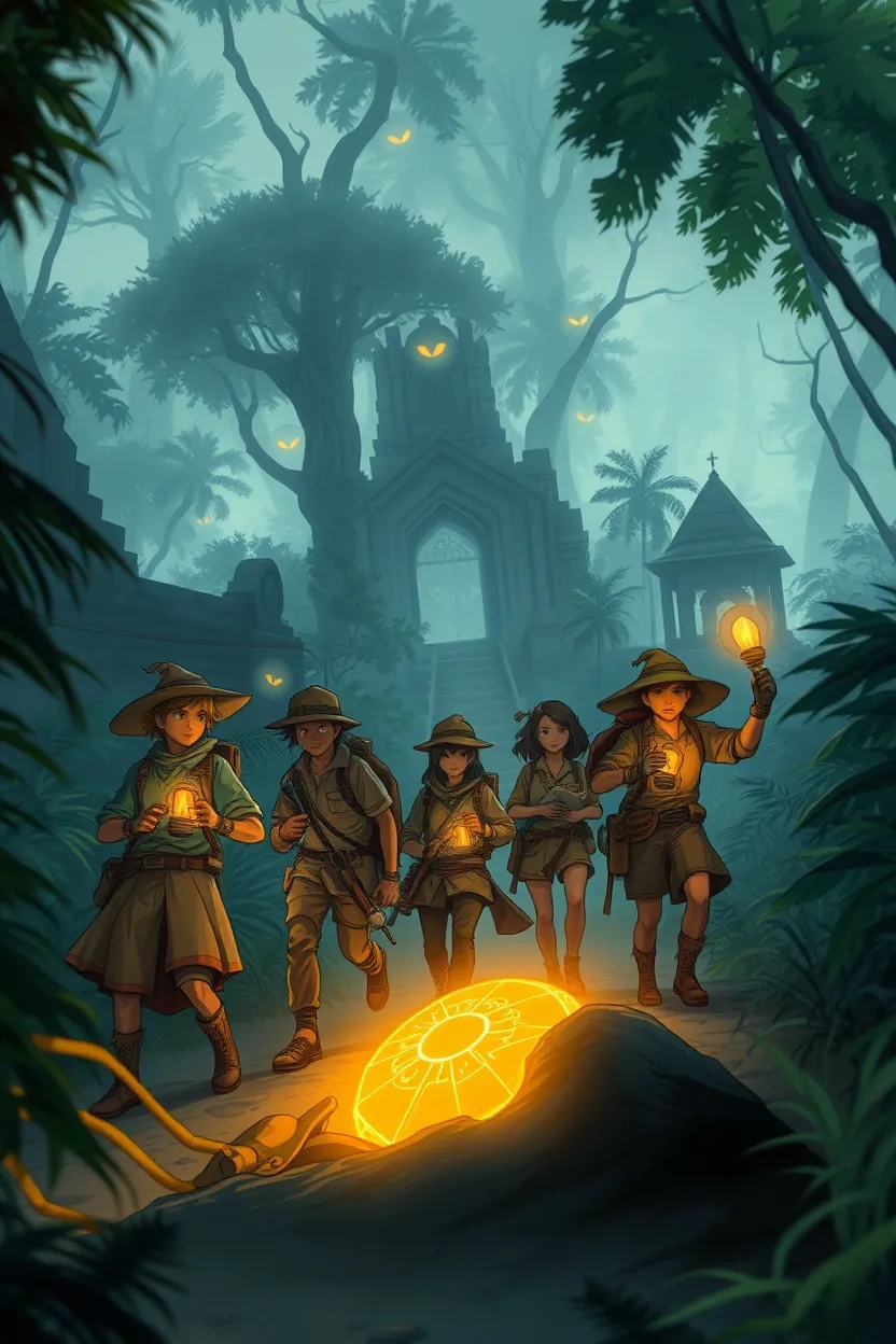 Poster for Lost Treasures of Sundarbans - an online mystery escape game for corporate events