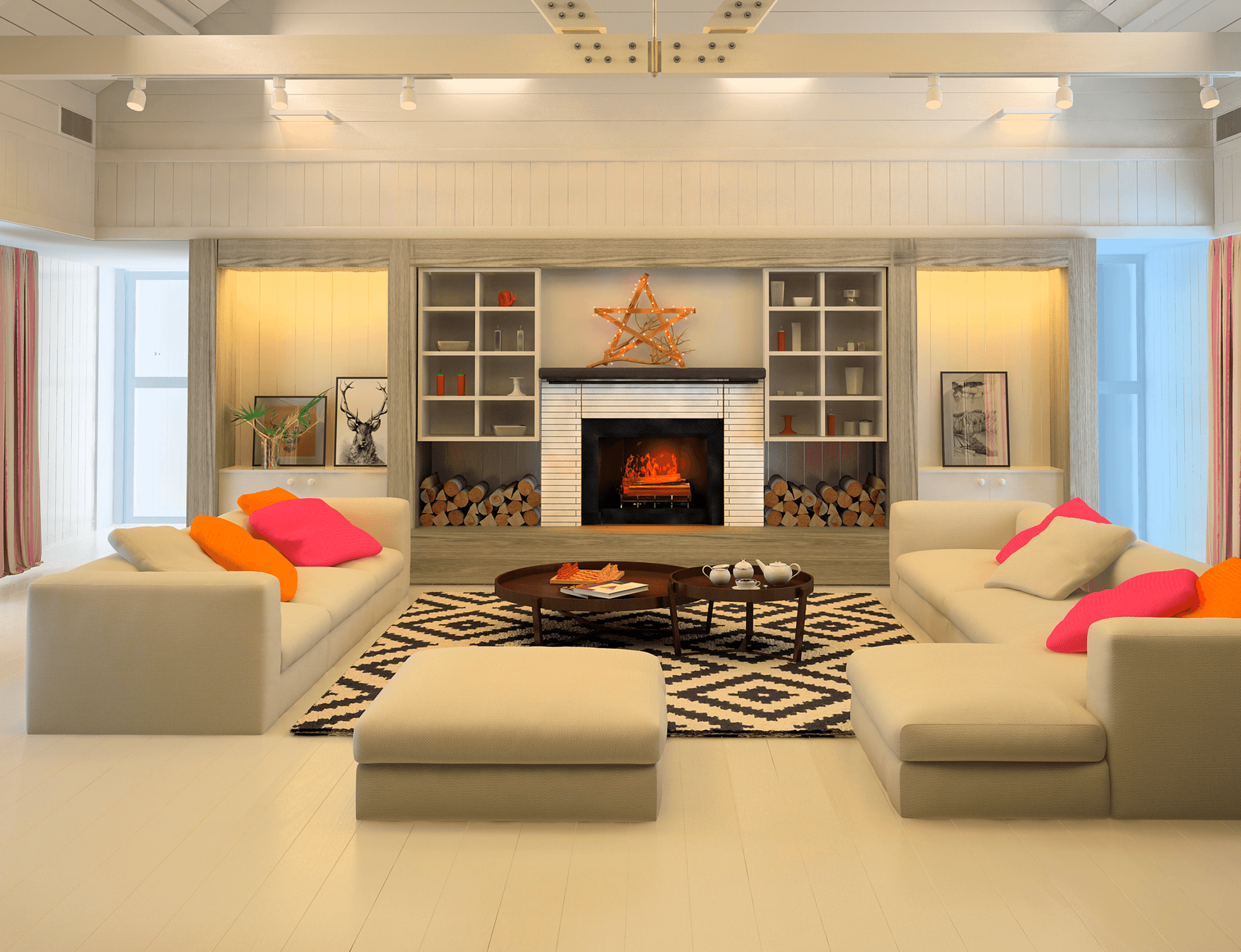 Projects - luxury living space design