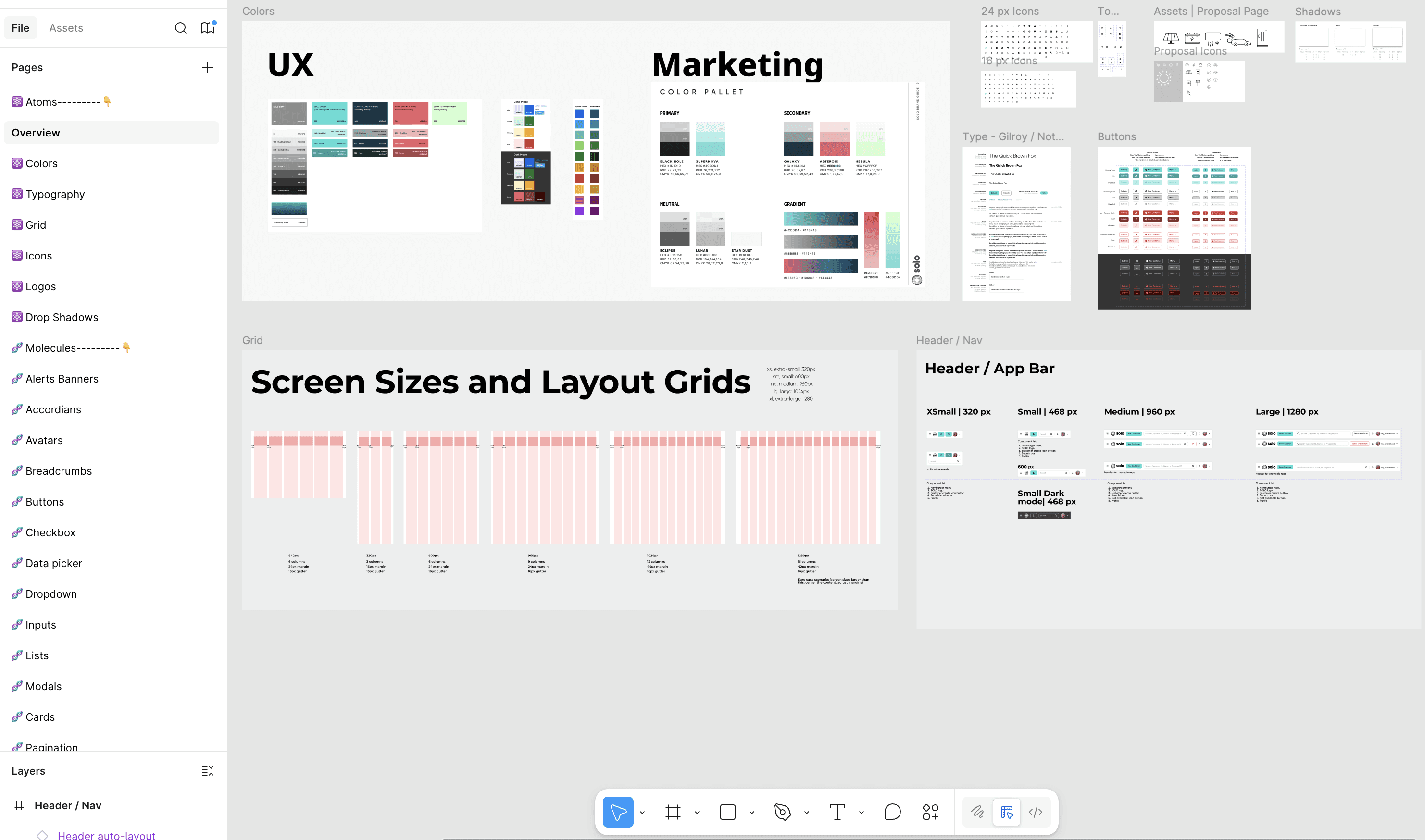Design system visual 1