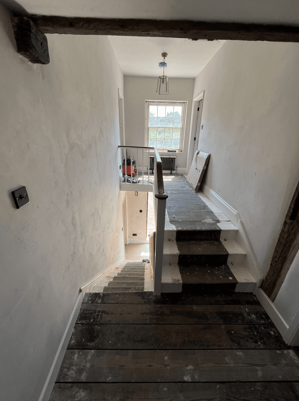 A restored room in a listed house