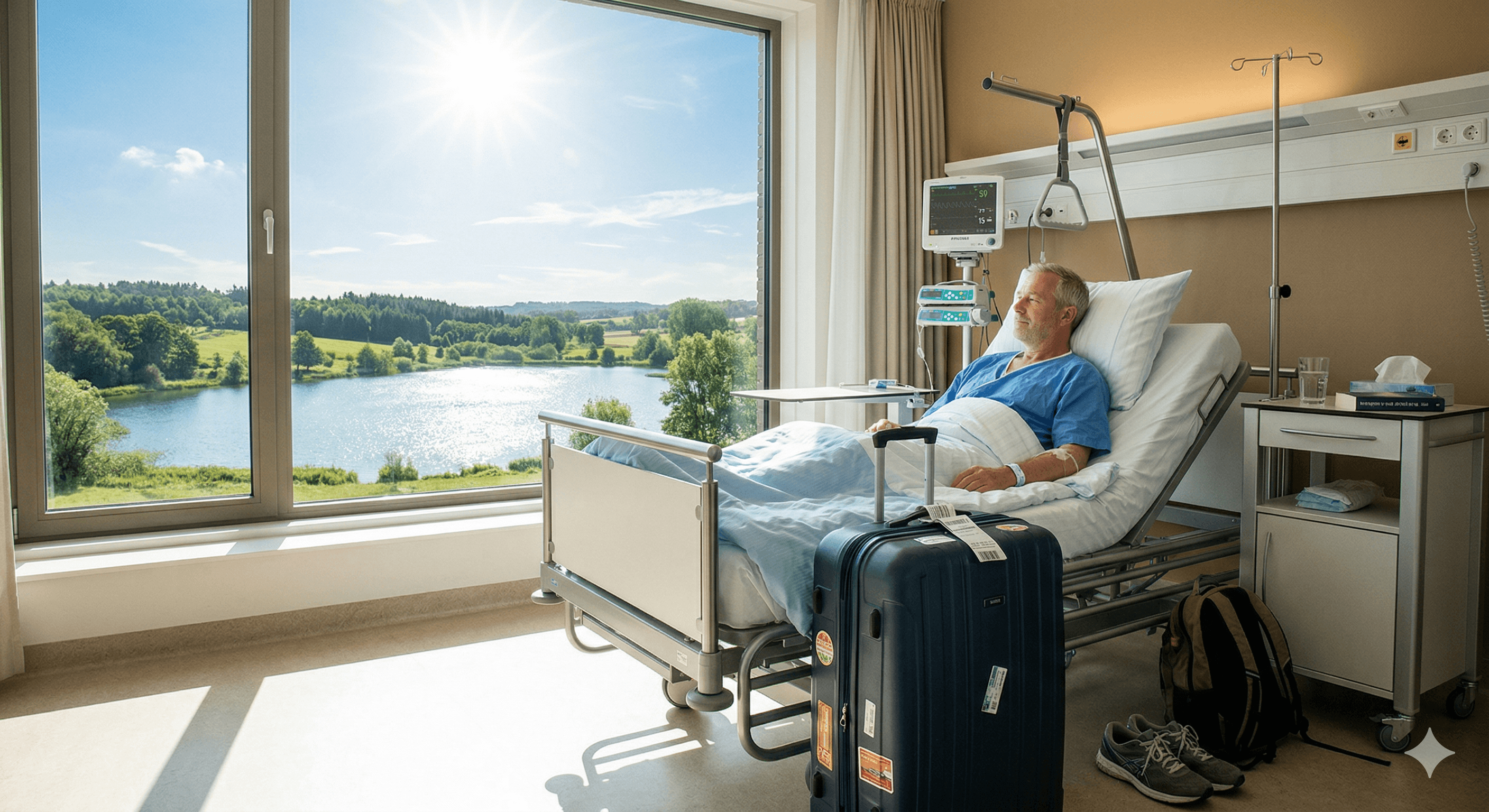 Een skiër liggend in de sneeuw