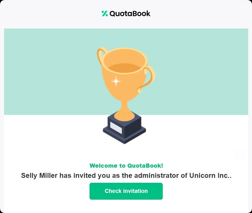 email to proceed with the account registration process