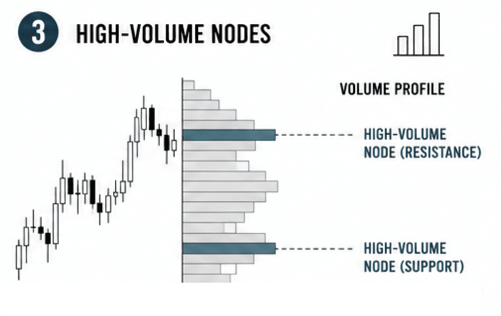Infographic showing high volume nodes.