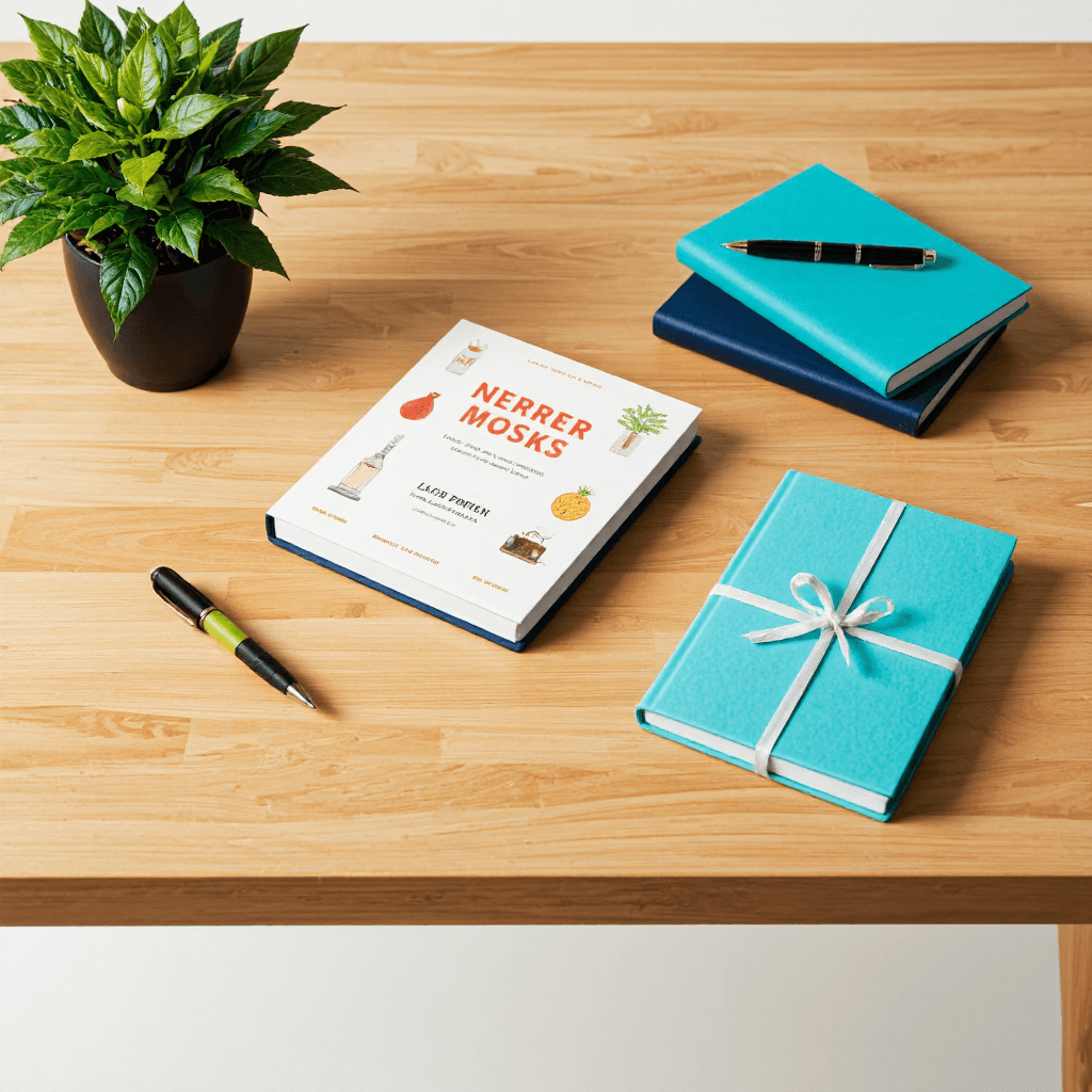 product photography of book