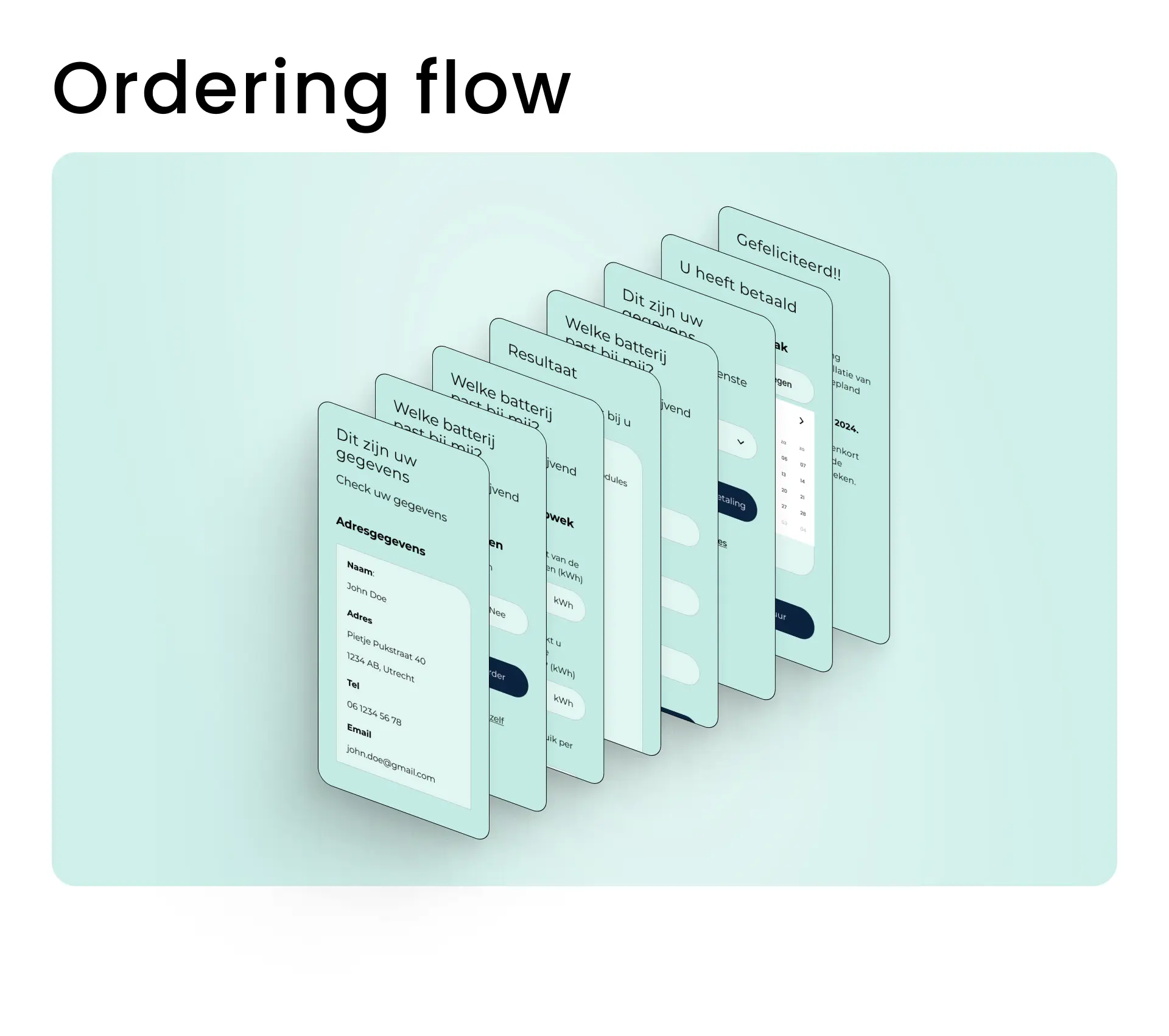 Ordering flow