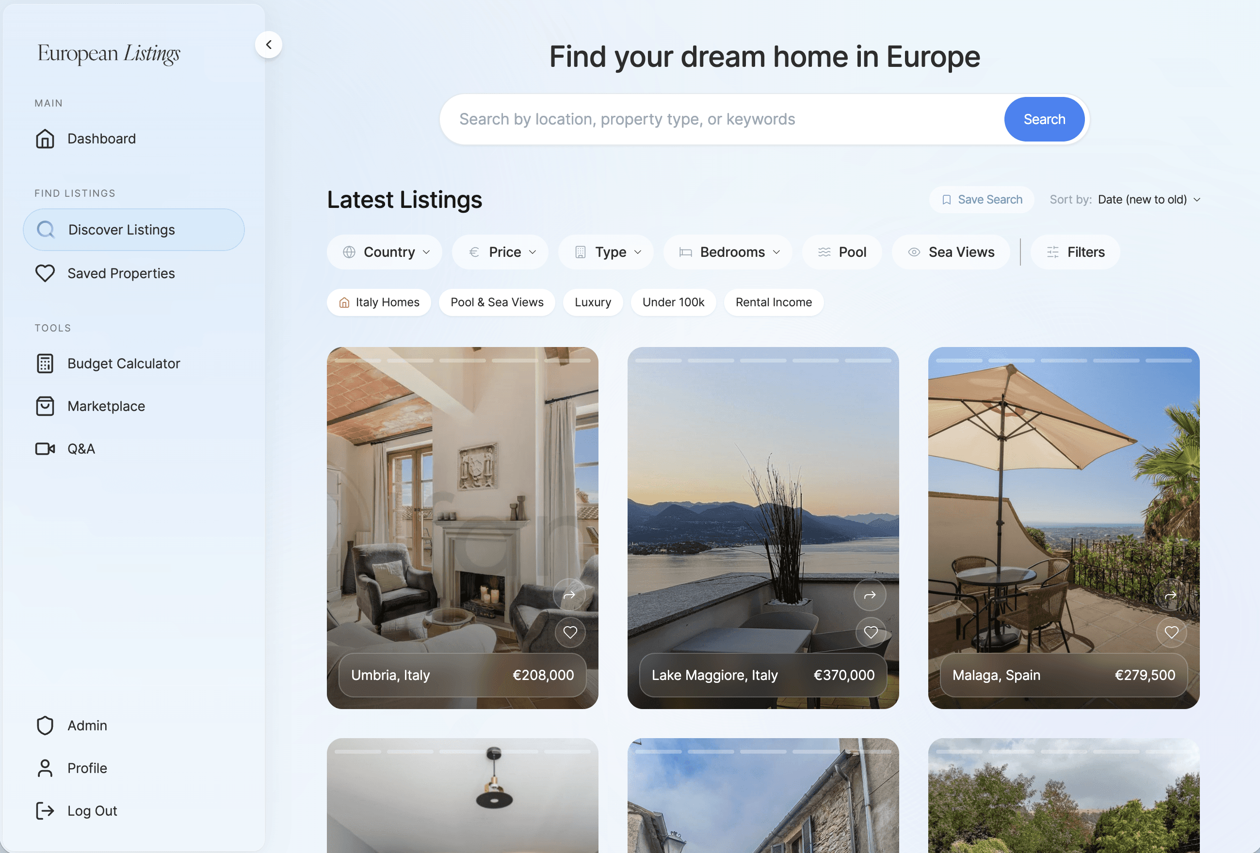An image of Dreelio's dashboard