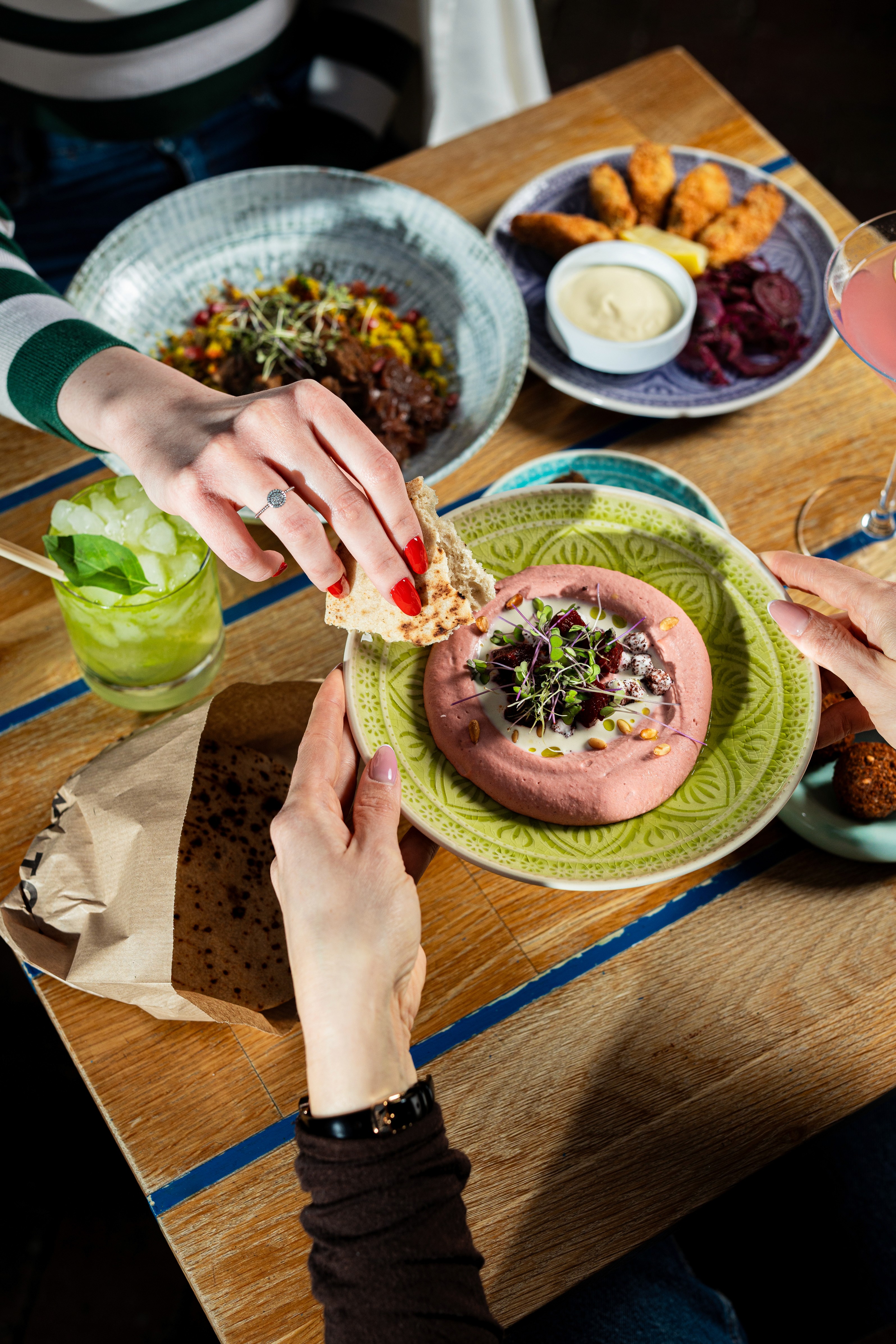 Close up of a dessert