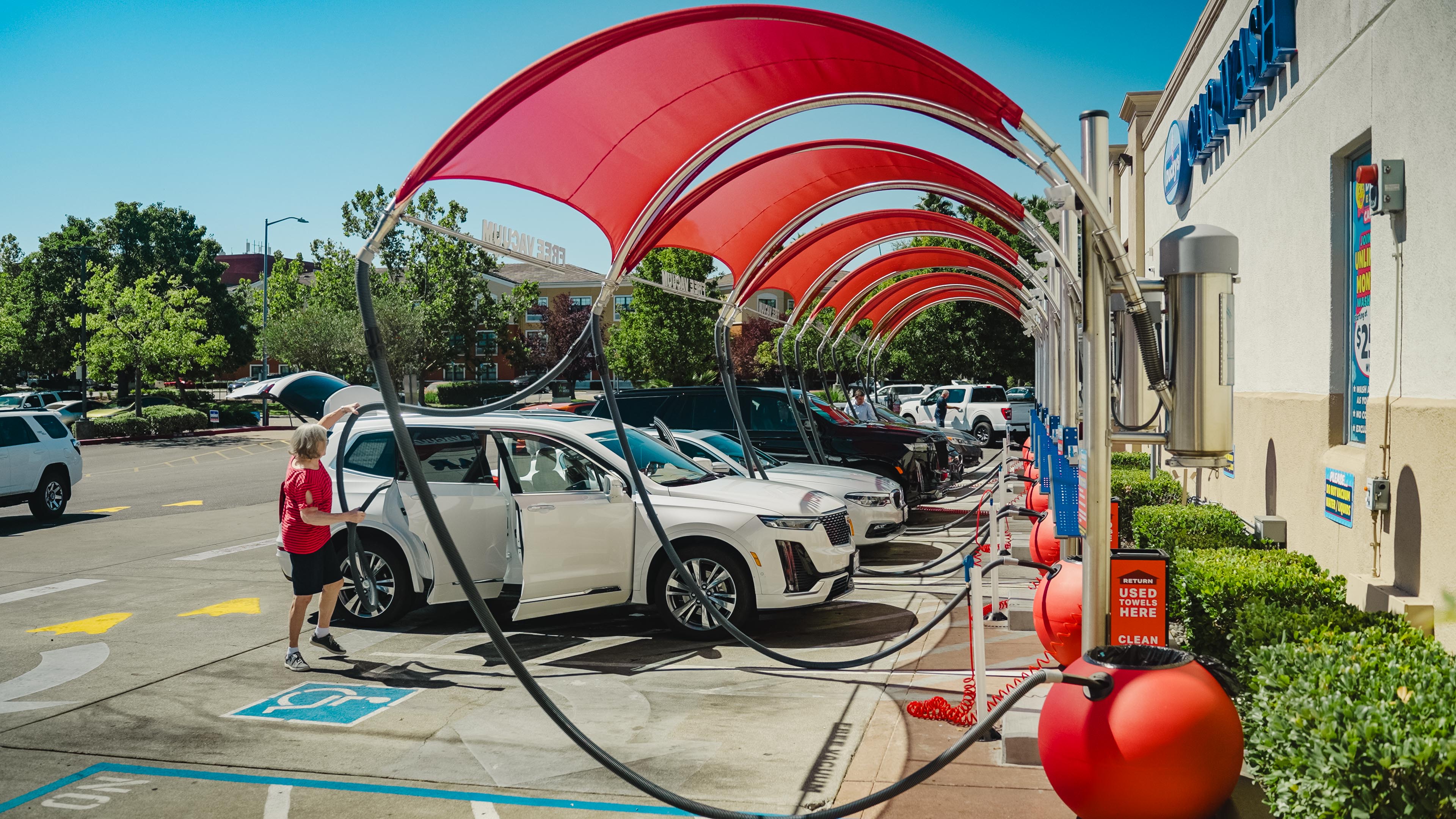 Artistic portrait with red and blue lighting creating a dramatic effect