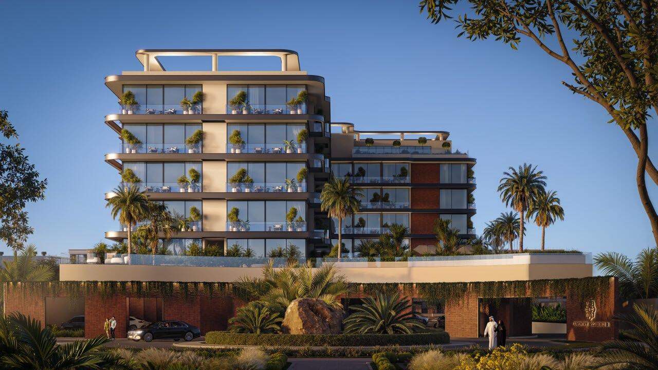  Illustration of the new Coventry 49 apartment building, highlighting its contemporary style and surrounding environment.