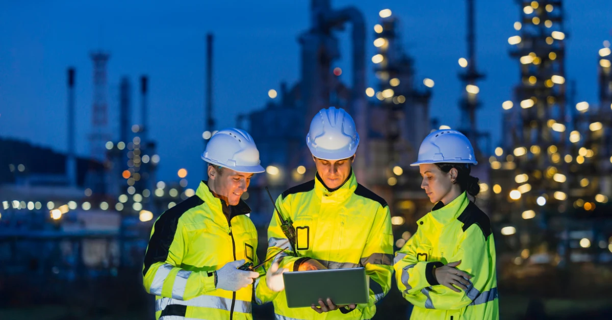 employees working vår energi