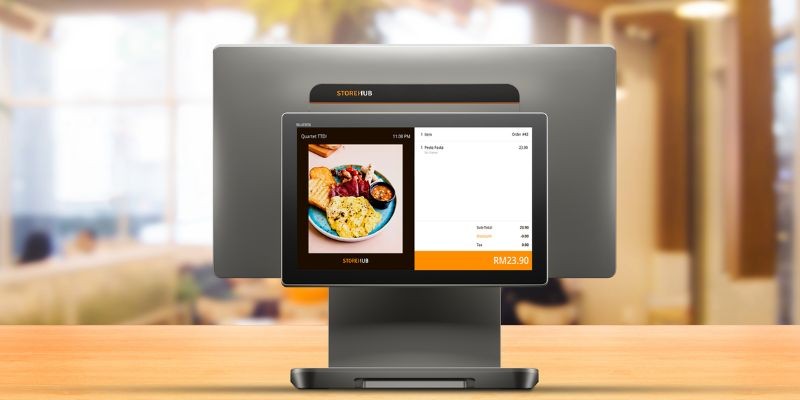 StoreHub POS system in a restaurant in Penang