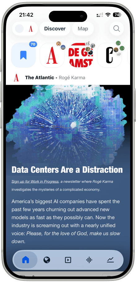 Momo Discover article about AI data centers