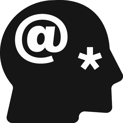 DT2H Head logo in black