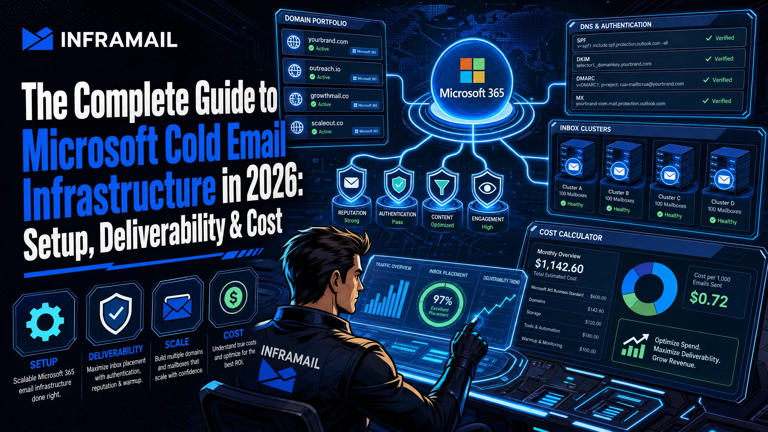 The Complete Guide to Microsoft Cold Email Infrastructure in 2026: Setup, Deliverability & Cost