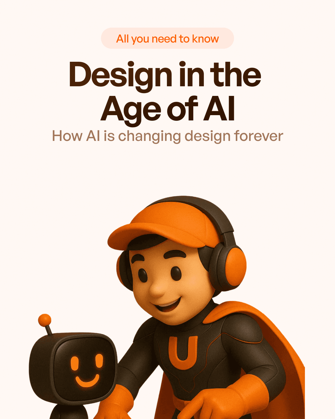 Upslide Mascot with AI bot