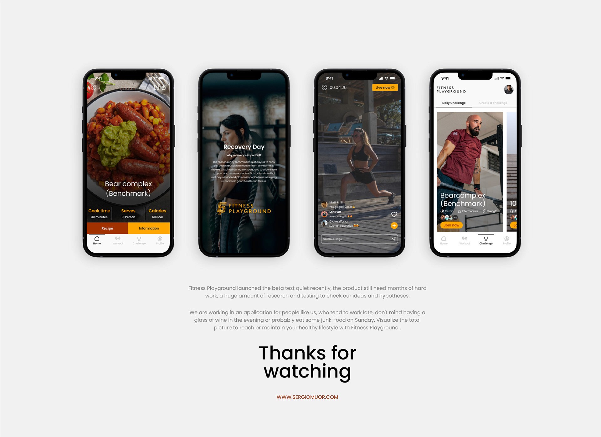 FItness Playground UX/UI Design | App