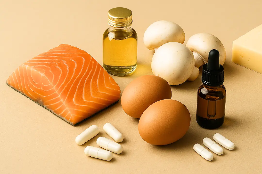 Vitamin D Nahrungsquellen und Supplemente