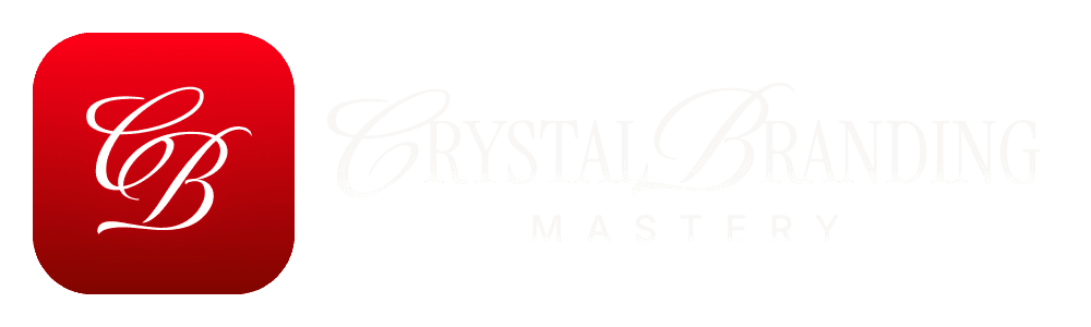 Crystal Branding Mastery - Red Logo