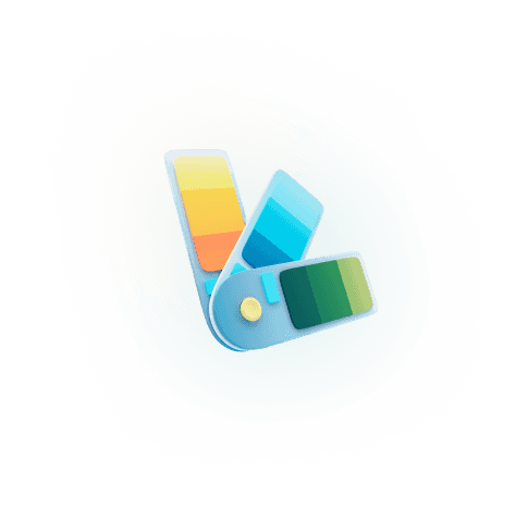 Illustration of color palette