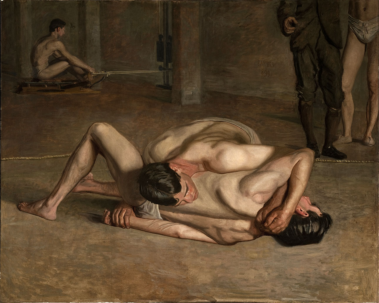 The Wrestlers – Thomas Eakins (1899)