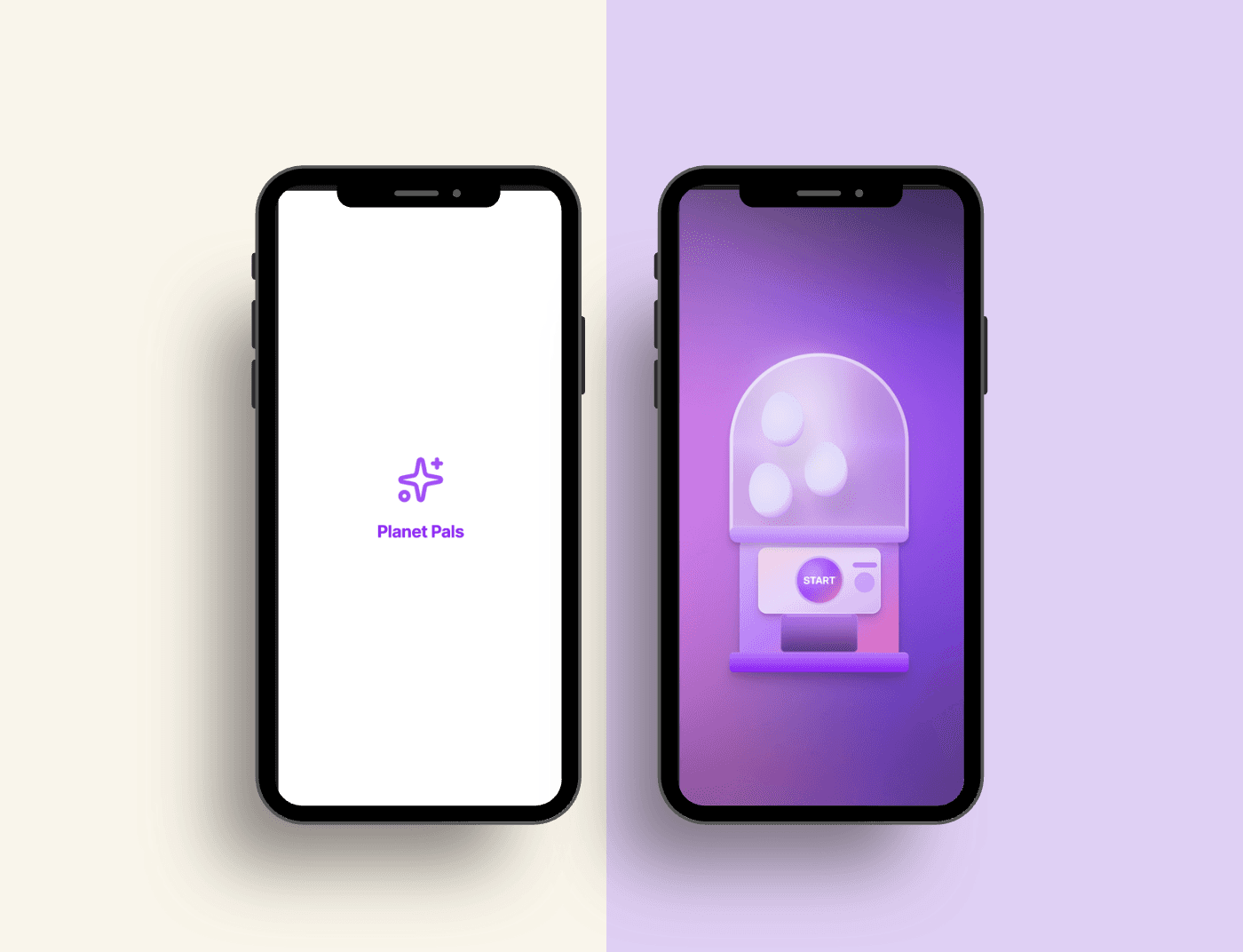 Hand holding phone with small creature on screen.