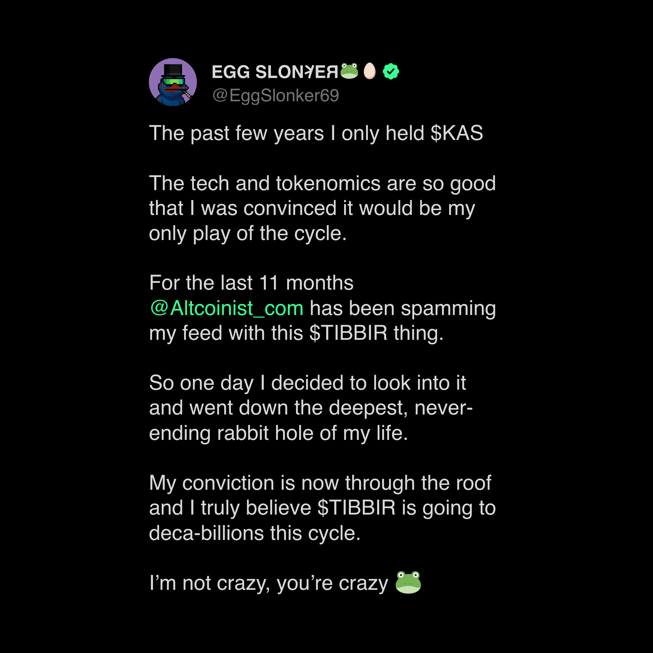 Twitter testimonial screenshot