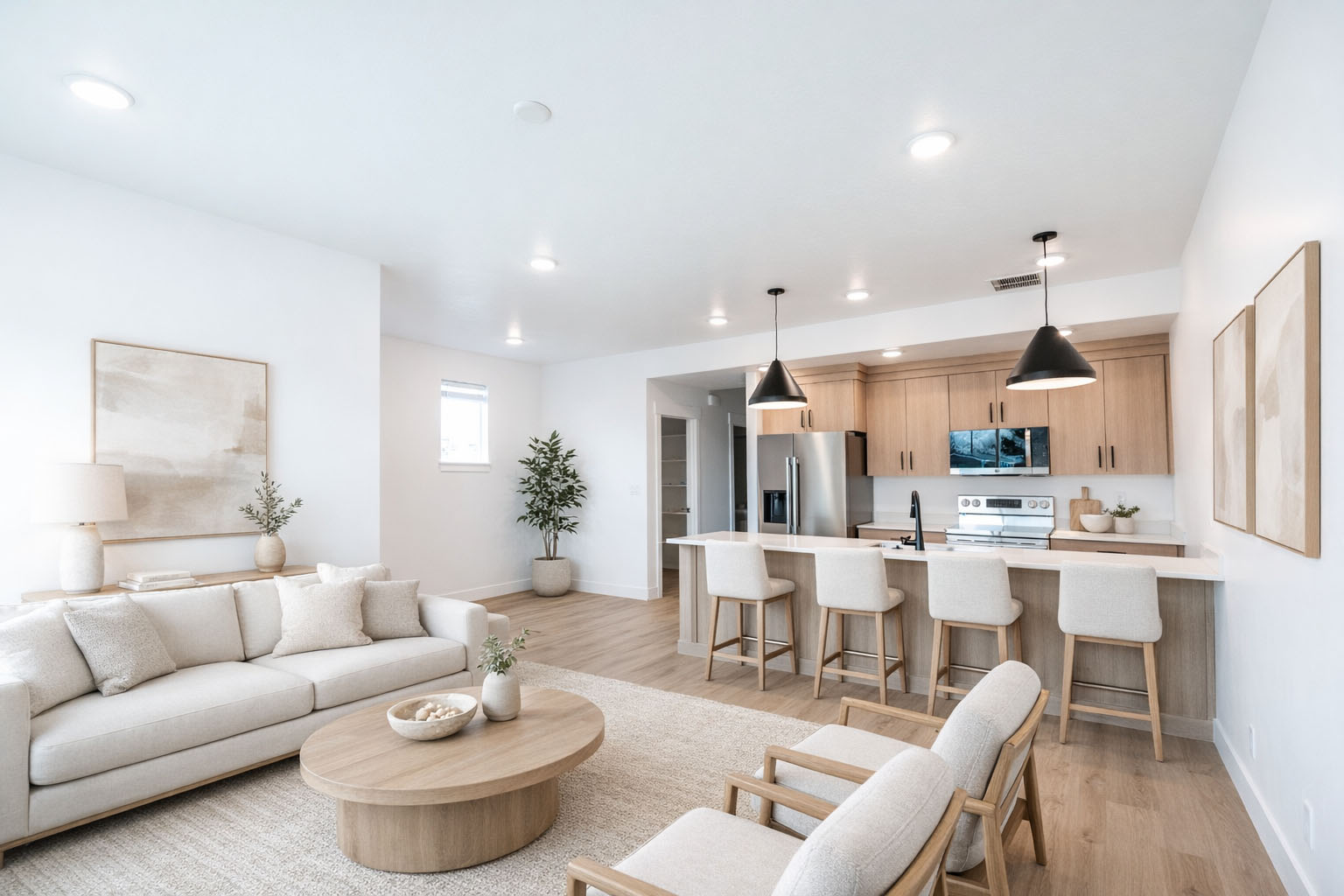 Cascade floor plan kitchen and dining area